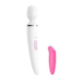 Satisfyer Wand-er Women White Vücut İçin Güvenli Malzemeden Üretilen Masaj Aleti+Mini Vibratör