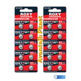 SatışMax Lüx Roxy Ag10 Oyuncak Hesap Makinası Işıklı Mum Pili Lr1130/lr54 /ag10 1.5 V 20 Adet Alkalin Pil