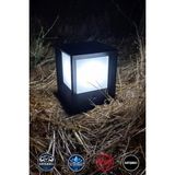 Satışmax Solar Bahçe Aydınlatması Solar Güneş Enerjili Set Üstü Baba Tipi Küp Aydınlatma 90W Beyaz Işık