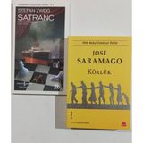 Satranç (Iş Bankası) + Körlük. 2 Kitap Set.