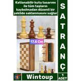 #Satranç Manyetik Seyahat Tipi Mini Mıknatıs Taşlı Ahşap Katlanabilir Kutulu Satranç Oyunu 17.5 Cm