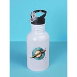 Saturn Baskılı Matara Suluk 600 ml - Sporcu Suluğu, Büyük Suluk, Spor Matara, Sporcu Sulukları