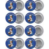 Satürn Kuran Okumayı Öğrendim Çanta Rozeti Seti 8 Adet En Büyük Boy 5.8cm Iğneli Broş - Renkli