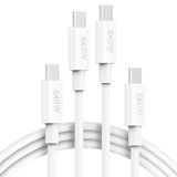 SATURNDOCK 240 W USB C - USB C Kablosu 2 Paket 6,5 ft, USB-C Şarj Kablosu Tip C Hızlı Şarj MacBook Pro MacBook Air Şarj Cihazı, iPad Pro 13 12.9 11 inç, iPad Air 5 4, Mini 6, iPhone 15/15Pro, Pixel, Samsung