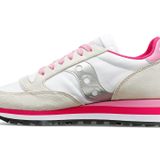 Saucony Kadın Jazz Üçlü Spor Ayakkabı, Beyaz Gri Pembe, 4 UK