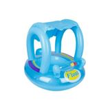 Saule Gölgelikli Tenteli Çocuk Deniz Simiti Baby Float Bebek Deniz Simiti 0-3 Yaş Bebek Botu