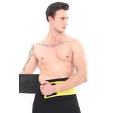 SAUNA SUIT Siyah Bel Düzeltici Karın Kemeri Unisex Üst Çalıştırıcı Neopren Premium Kalite Korse Vücut Şekillendirici Egzersiz SaunaSİYAH Termal Bel Kemeri (SARI, Tek Beden)