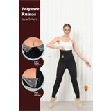 SAUNA SUIT Toparlayıcı Sıkılaştırıcı Maksimum Terleten Ekstra Yüksek Bel Agraflı Termal Tayt