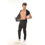 SAUNA SUIT Unisex Orijinal Termal Sauna Alt Üst Fermuarlı Kısa Kollu Tayt Terleme Eşofman Takımı