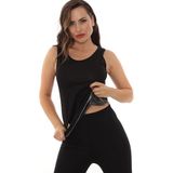 SAUNA SUIT Unisex Terleten Zayıflatan Termal Takım Spor Kıyafeti Tayt Ve Atlet Takım (SİYAH, S)