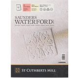 Saunders Waterford Hot Pressed 23X31cm 300Gr 12 Yaprak Profesyonel Suluboya Blok / T46230001011c
