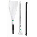 SavaBoards Fiber Glass SUP Küreği – Hafif Tek Taraflı Paddle Board Küreği (Beyaz/Turkuaz) (Beyaz)