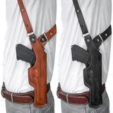 Savage Dik Kapalı Koltuk Altı Tabanca Kılıfı 12+1 Beretta - Siyah