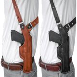 Savage Dik Kapalı Koltuk Altı Tabanca Kılıfı Browning - Siyah