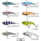 Savage Gear 3D Minnow Metal Vib Blade Vibrasyon Lrf Jig 4gr 3.5cm - 05-Blue Pink Zebra