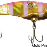 Savage Gear 3D Minnow VİB Blade 5.5 cm 14.5 gr Jig Gold Pink Zebra Suni Yem