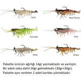 Savage Gear 3D Shrimp Rtf 12.5cm 30GR Büyük Silikon Karides Yem 2 Adet - Grass