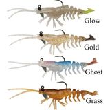 Savage Gear 3D Shrimp Rtf 9cm 7g Silikon Karides - Pulm Chartreuse