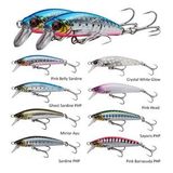 Savage Gear Gravity Minnow 5cm 8gr Maket Yem Crystal White Glow