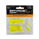 Savage Gear Micro Sandeel Kit (12 Adet) Lrf Silikon Yem Yellow