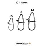 Savage Gear Needle Eggsnaps S 24 kg 20 Adet Klips