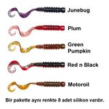 Savage Gear Pro Grub 5Cm 0.8Gr Lrf Silikon Yem (8'Li Paket) İğnesiz