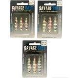 Savage Gear Psycho Sprat Lrf Jig Yem 3ADET Set Turkish Zebra Mix - 10 gr