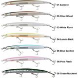 Savage Gear Sandeel Jerk Minnow 145 14GR Slow Floating Maket Yem - 03-White Flash