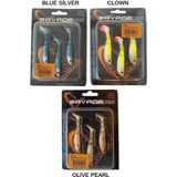 Savage Gear Soft 4play Shad 7.2cm 8gr 3lü Paket Silikon Yem - Blue Silver