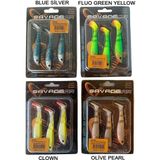 Savage Gear Soft 4play Shad 8.5cm 12GR 3lü Paket Silikon Suni Yem - Blue Silver