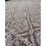 Savan Dokuma Halı Örtüsü4m² 160X240CM - 160 x 240 cm - Kahverengi
