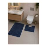 Savana Kaymaz Taban Peluş Banyo Paspası 2'li Takım 60*50 - 60*90