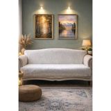 Savana Peluş Çekyat Ve Koltuk Örtüsü Saçaklı 150x200