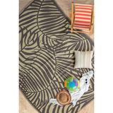 Savana x L Plaj Kamp Karavan Piknik Bahçe Halısı Balkon Teras Hasır Mat Savan Halı 240x330 - 240 x 330 cm - Kahverengi