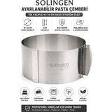 Savarga Ayarlanabilir Metal Kek Kalıp 16-34CM (4801)