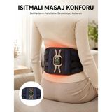 Savarga Isıtmalı Bel ve Bacak Masaj Kemeri Vücut Destekli