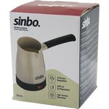 Savarga Sinbo SCM-2975 Elektrikli Cezve Pls.türk Kahve Makine Çelik Gizli REZİSTANS700W 4 Fincan - 320MLTAK-ÇIKAR Kulp (4801)