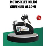 Savarga Titreşim Sensörlü Alarm Disk Kilidi Motosiklet Scooter Bisiklet
