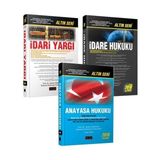 Savaş Anayasa Hukuku İdare Hukuku İdari Yargı 3'lü Set Ahmet Nohutçu