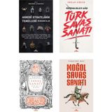 Savaş Sanatı-Türk Savaş Sanatı-Moğol Savaş Sanatı-Askeri Stratejinin Temelleri 4 Kitap Set