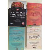 Savaş Yayınları Kanunname Anayasa Hukuku+Idari Yargı+Idare Hukuku+Adli Hakimlik Kamu Hukuku Soru Bankası(Ikinci El)