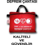 Savasisg Deprem Çantası Acil İlkyardım Kiti Hafif ve Taşınabilir Su Geçirmez Dolu Çanta