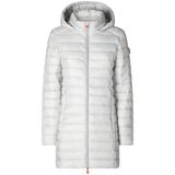 Save The Duck Kuş tüyü mont D47180W Carol GIGA19 Renk buz grisi 10021, Buz Grisi 10021, XS