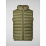 Save The Duck Yeşil Erkek Çocuk Dik Yaka Puffer Yelek J82430XGIGA1950028