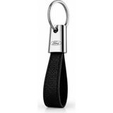 SAVEK Lüks Ford Anahtarlık Metal Deri – Premium Şık Tasarım 11 x 2 cm Çift Tarafı Logolu Araba Aksesuar