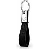 SAVEK Lüks Mercedes Anahtarlık Metal Deri – Premium Şık Tasarım 11 x 2 cm Araba Aksesuar