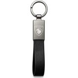 SAVEK Peugeot Anahtarlık Parlak Metal & Deri – Çift Tarafı Logolu, Premium Şık Tasarım, 12 x 2 cm Boyut, Araba Aksesuar