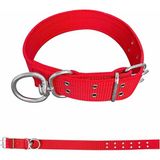Savex Dokuma Köpek Boyun Tasması Kırmızı 5*80 cm - 5 x 80 cm