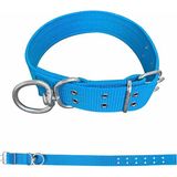 Savex Dokuma Köpek Boyun Tasması Mavi 5*80 cm - 5 x 80 cm