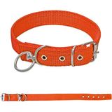 Savex Dokuma Köpek Boyun Tasması Turuncu 2.5*50 cm - 2,5 x 50 cm